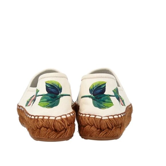 AUTH! NEW! Dolce & Gabbana Flat Rose Flower Printed Espadrilles Shoe 38 8 D&G - Picture 8 of 8